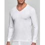 Warm longsleeve v-neck t-shirt Impetus Thermo (White)