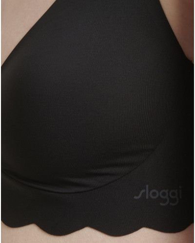 Bralette neckline Sloggi Zero Microfibre (Black)