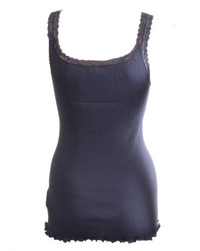 Camiseta sin mangas Moretta 100% algodón (Marine)