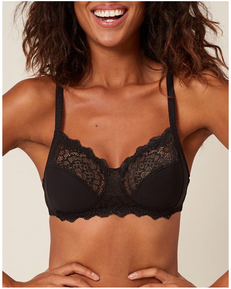 Wireless bra Simone Pérèle Caresse (Black)