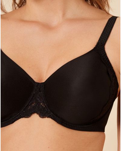 Molded underwire bra Simone Pérèle Caresse (Black)