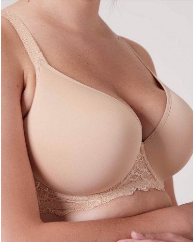 Underwired molded bra Simone Perele Caresse (Peau Rosée)