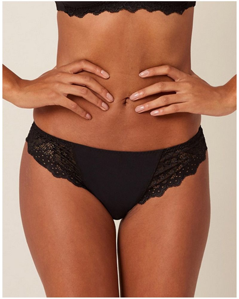 Tanga Simone Perele Caresse (Negro)