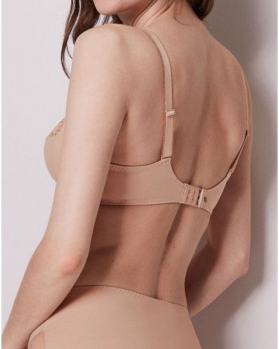 Deep cup underwired bra Simone Pérèle Délice (Peau)