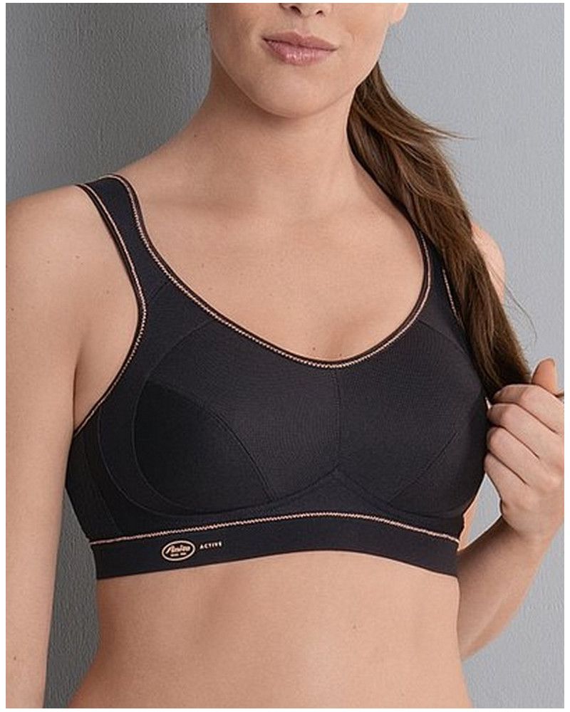 Sport bra Anita Active Extrême Control (Noir/Doré)