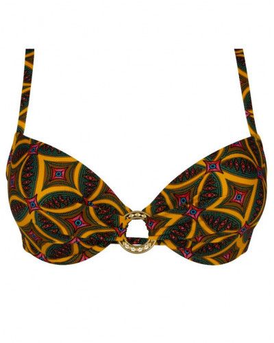 Padded bath bra Antigel La Muse Africa (Jaune Africa)