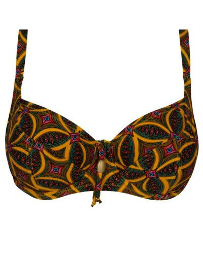 Sujetador de baño corbeille taza profunda Antigel La Muse Africa (Jaune Africa)