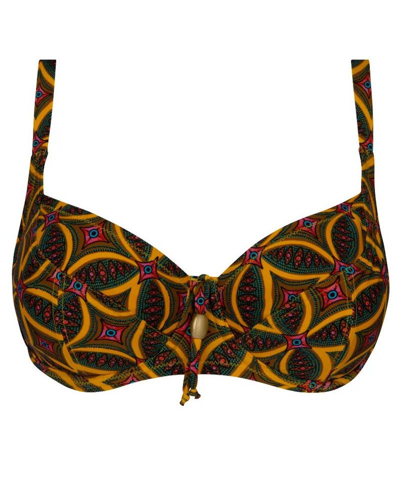 Sujetador de baño corbeille taza profunda Antigel La Muse Africa (Jaune Africa)