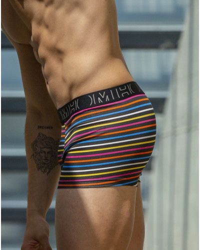 Boxer Ron HOM Pack of 2 (Black/Stripes)