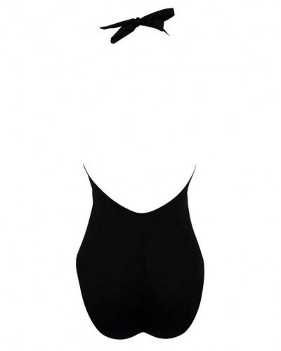 One-piece swimsuit back plunge Antigel La Muse Dolce Vita (Pois Noir)