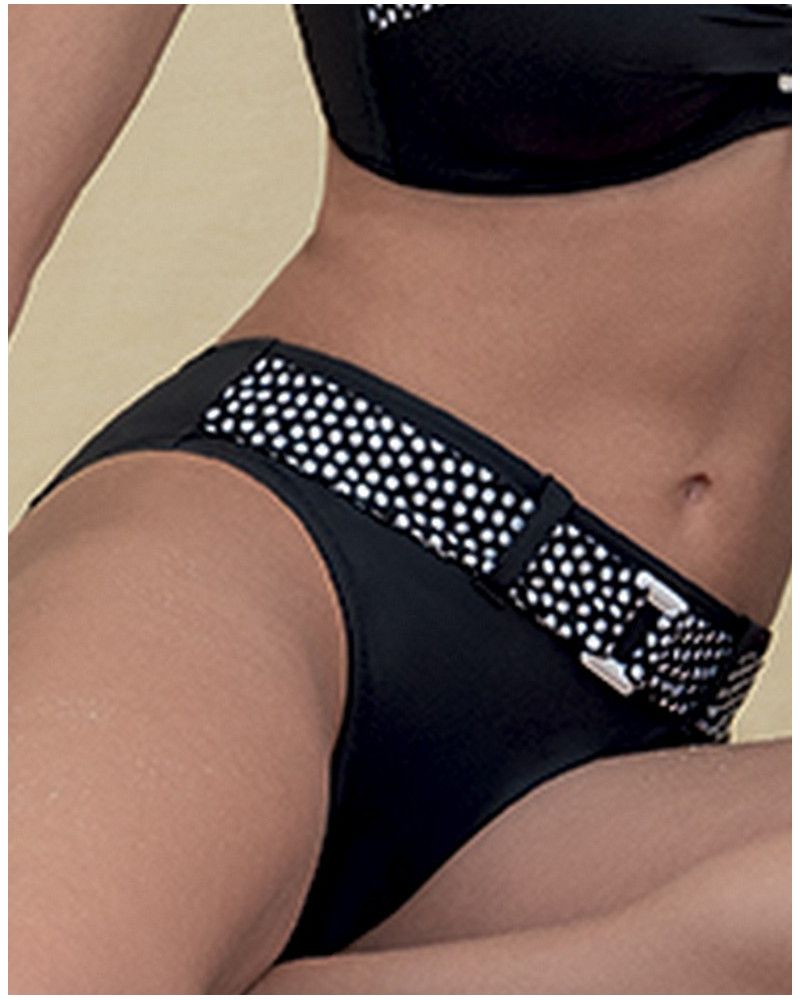 Charm bath brief Antigel La Muse Dolce Vita (Pois Noir)