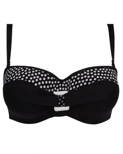 Padded bath bra Antigel La Muse Dolce Vita (Pois Noir)