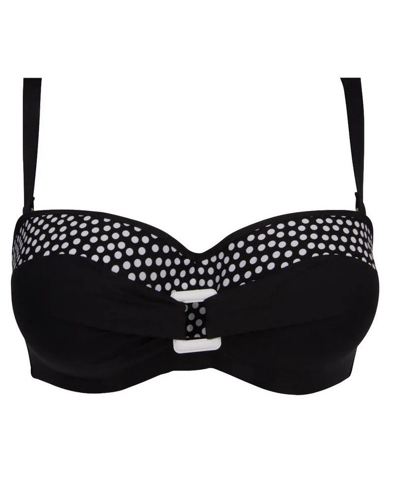 Padded bath bra Antigel La Muse Dolce Vita (Pois Noir)