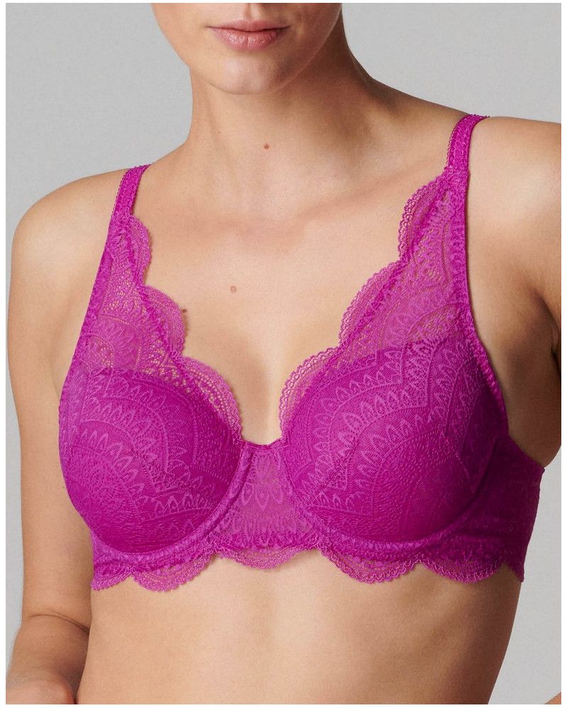Triangle spacer bra Simone Pérèle Karma (Bougainvillier)