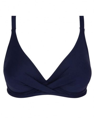 Underwired triangle bath bra Antigel La Chiquissima (Mer Marine)