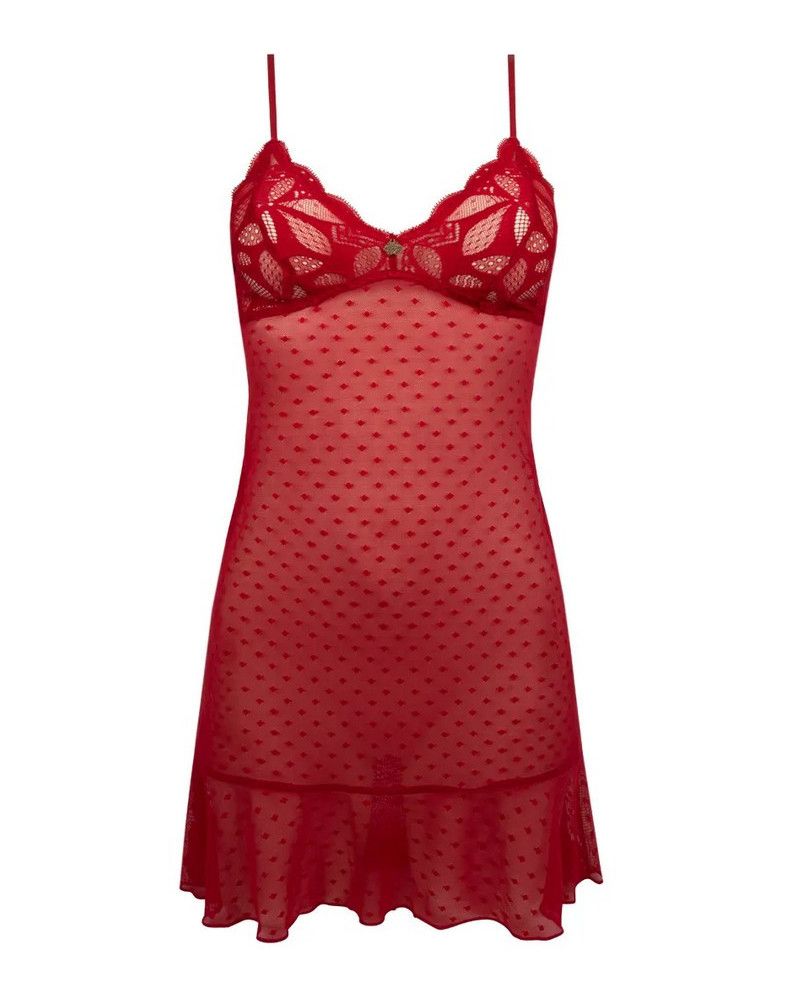 Nuisette baby doll Antigel Stricto Sensuelle (Stricto Rouge)