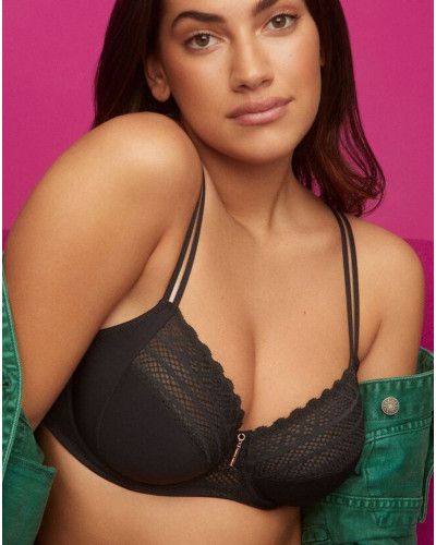 Sujetador con aros Prima Donna Twist East End  (Charbon)