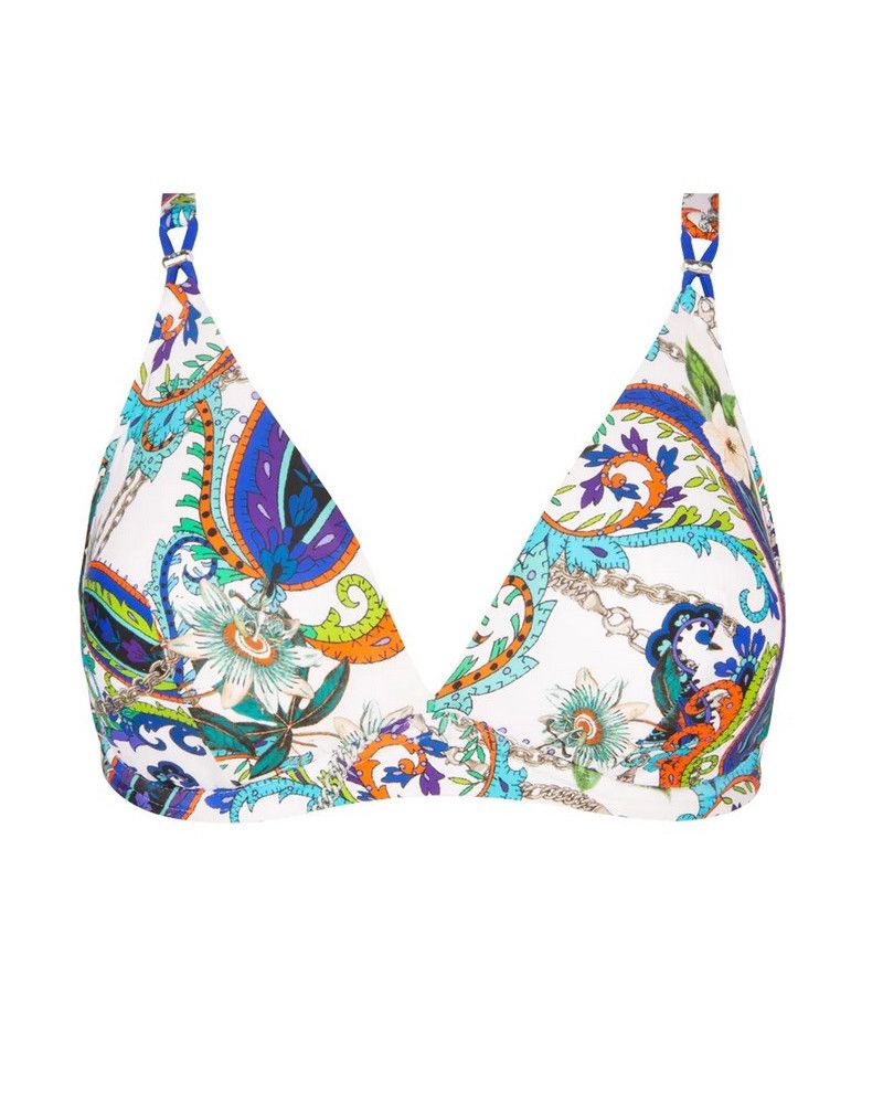 Underwired bath Bra triangle Lise Charmel Odyssée Cashmer (Cashmer Blue)