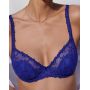 Padded plunge demi cup bra Marie Jo Nellie (Electric Blue)