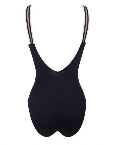 One-piece opened Swimsuit Maintain Swimmer Lise Charmel Energie Nautique (Encre Nautique)