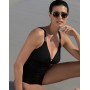 One-piece swimsuit Lise Charmel Sublime Drape (Black)