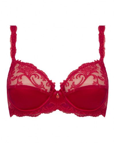Underwired bra Lise Charmel Splendeur Soie (Splendeur Rouge)