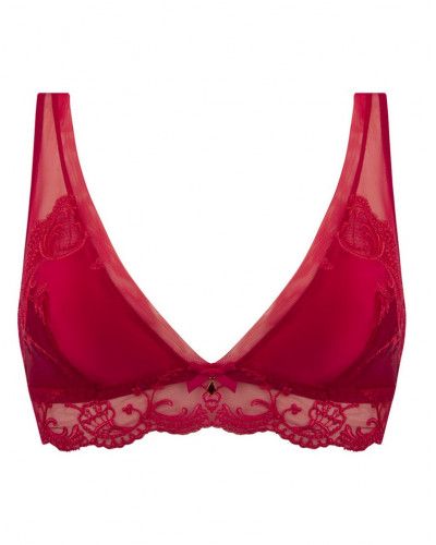 Triangle bra Lise Charmel Splendeur Soie (Splendeur Rouge)