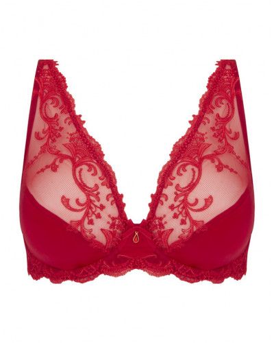 Glamorous bra Lise Charmel Splendeur Soie (Splendeur Rouge)