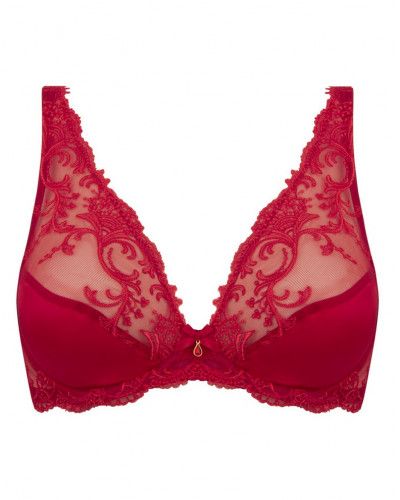 Glamorous bra Lise Charmel Splendeur Soie (Splendeur Rouge)