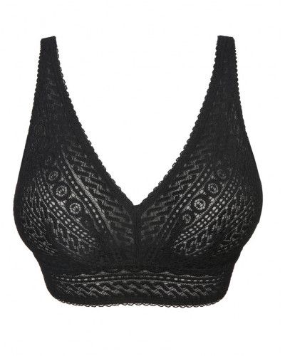 Wireless triangle bra Prima Donna Montara (Black)