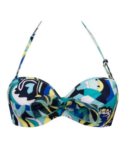 Padded strapless bath bra Antigel La Muse Du Vent (Vent Du Large)