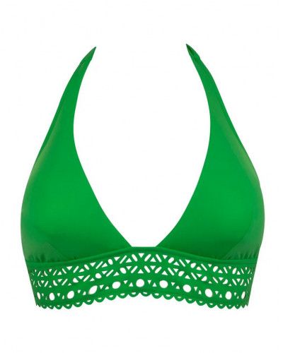 Sujetador de baño triángulo sin aros Lise Charmel Ajourage Couture (Anis Ajourage)