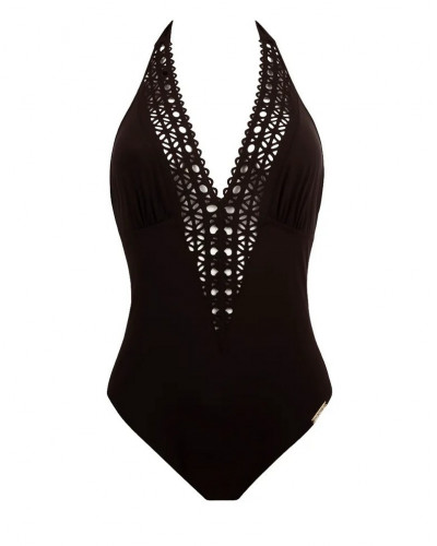 Traje de baño una pieza seducción Lise Charmel Ajourage Couture (Ebène Ajourage)