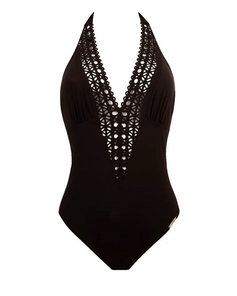 Traje de baño una pieza seducción Lise Charmel Ajourage Couture (Ebène Ajourage)