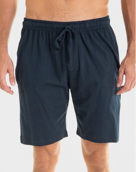 Pajamas shorts 100% Cotton Massana (Marine)