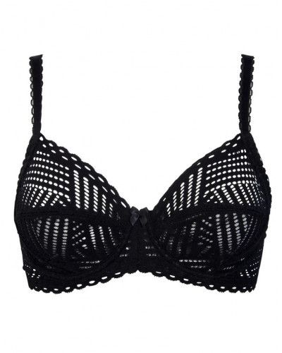 Sujetador con aros Antigel Tressage graphic (Tressage Negro)