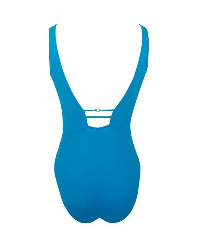 One-piece swimsuit maintain swimmer Lise Charmel Beauté Pure (Bleu Beauté)