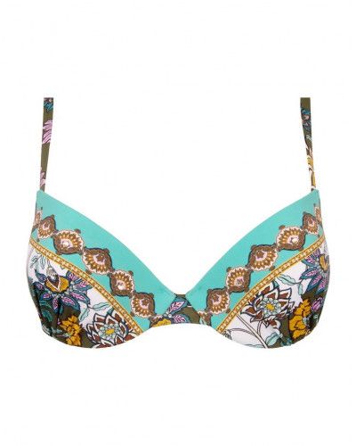 Sujetador con relleno progresivo Lise Charmel Fleur Persane (Bronze Persanne)