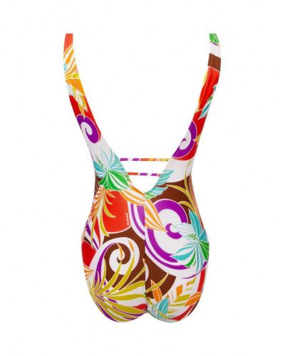 One-piece opened support swimsuit Lise Charmel Energie Soleil (Mandarine Soleil)