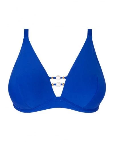 Soutien-gorge La Perla Balconnet Bleu Clair Perlé - Taille 85C, Occasion Très Bon état