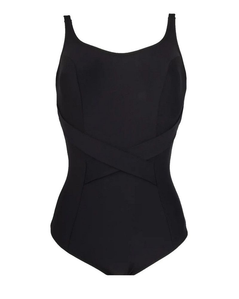 One-piece swimsuit with underwire Antigel La Chiquissima (Black)