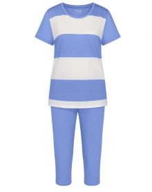 Triumph Sleepwear 100% Cotton Pajamas (Bleu)