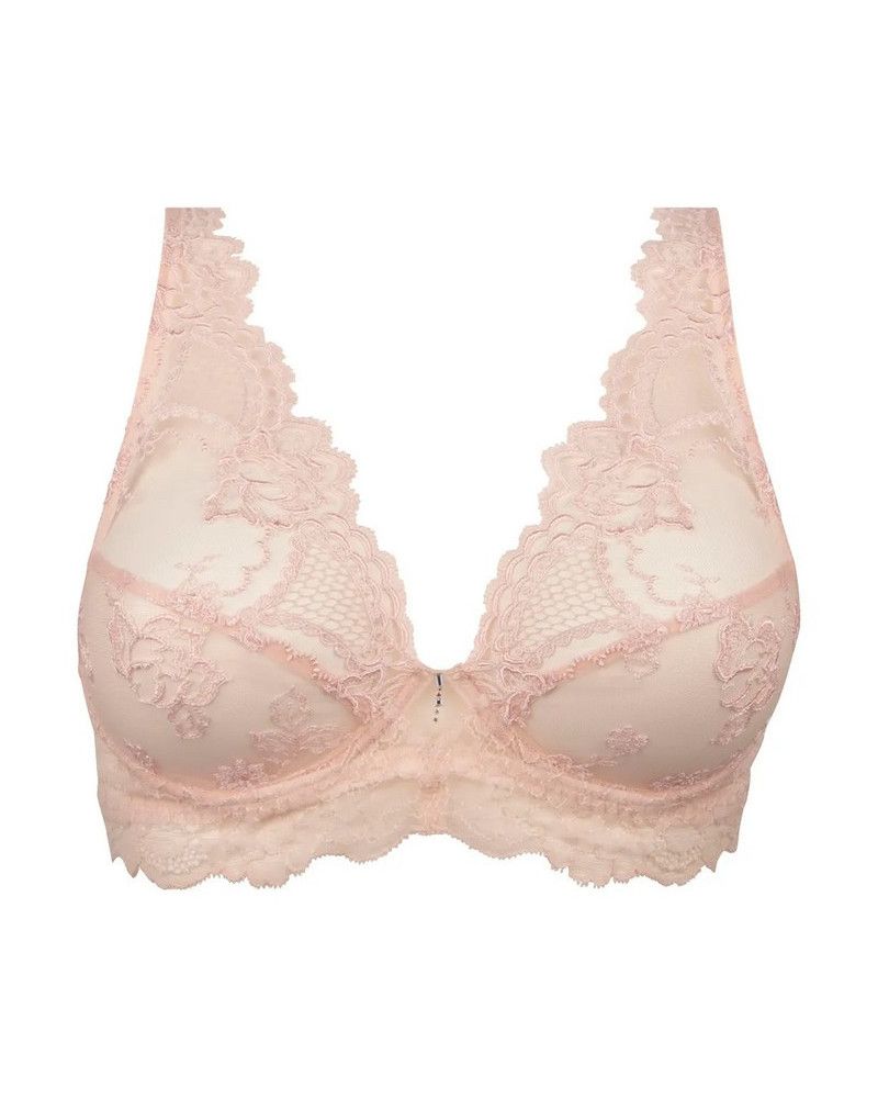 Soutien-gorge Lise Charmel Precious - Taille 85B, Bonnet Mousse Avec Armatures, Rose Pétale Laurier