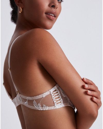 Plunge scarf bra Aubade Seasons of Love (Caresse)