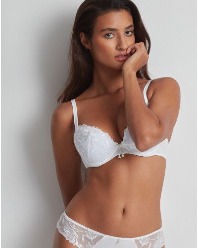 Soutien-gorge plunge coussinet Aubade Lovessence (Blanc)