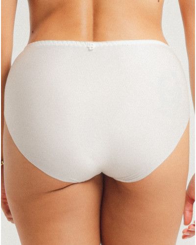 High waist knicker Louisa Bracq Electric Waves (Nacre)