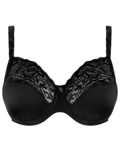 Sujetador con aros Louisa Bracq Electric Waves (Negro)