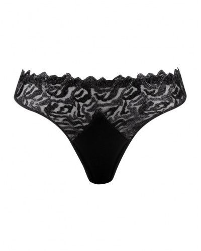 Thong Louisa Bracq Electric Waves (Black)
