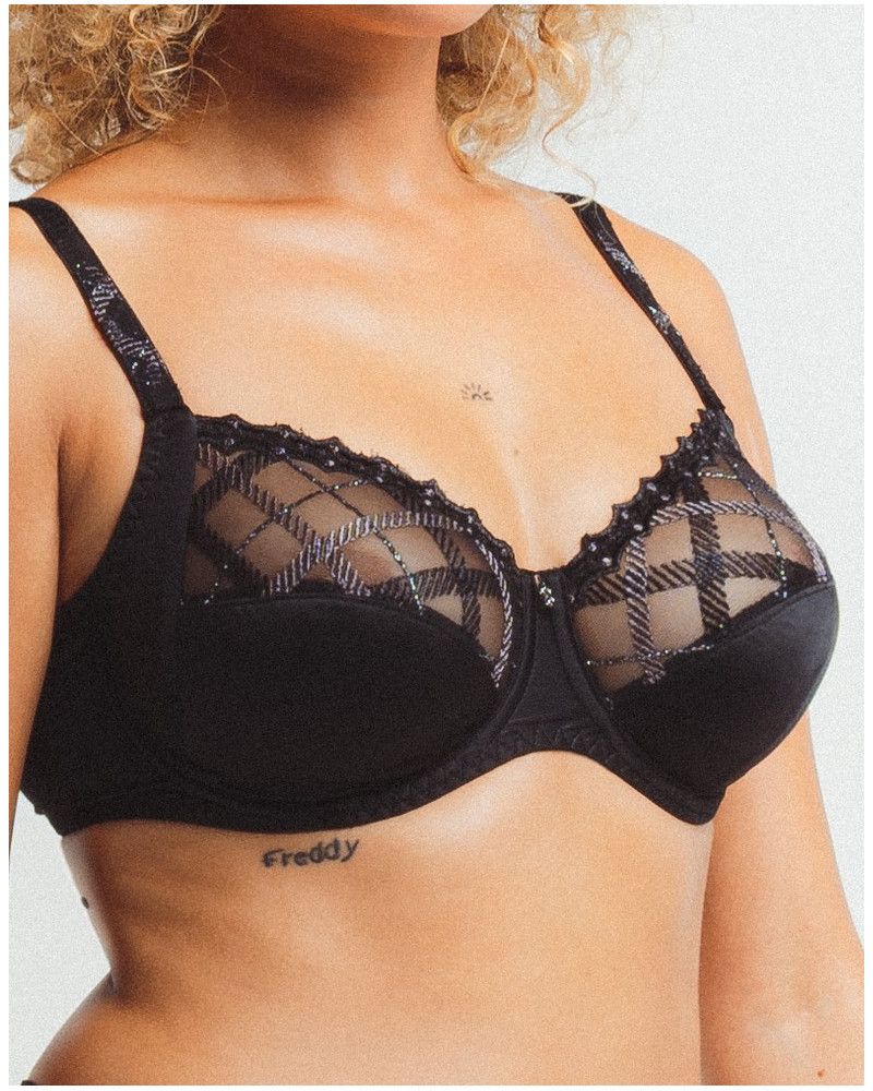 Underwired bra Louisa Bracq Albanach (Black)