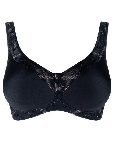 Wireless padded spacer bra Louisa Bracq Albanach (Black)